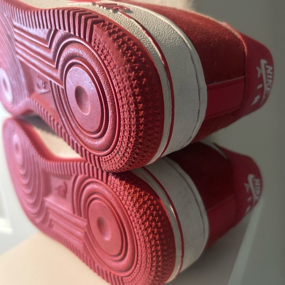 Nike Air Force 1 Game Red/White Men's - Size 8- 820266-601 - Picture 10 of 11